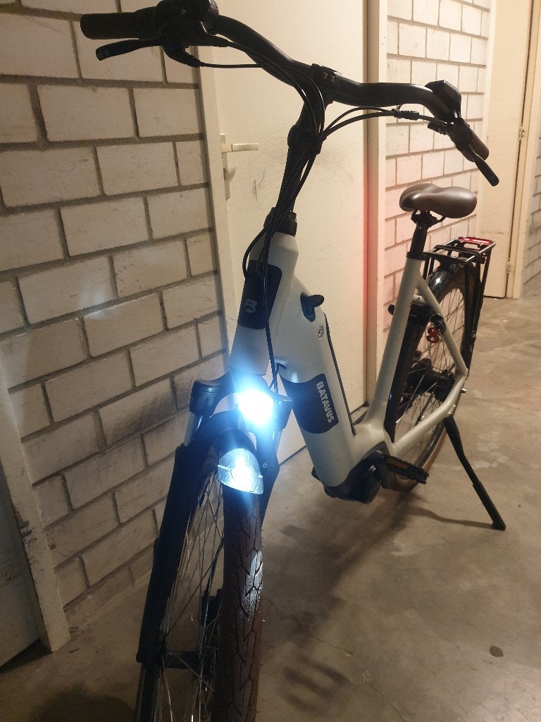 Batavus e-bike met Powertube 500 accu, Ophalen, Gebruikt, Batavus, 51 tot 55 cm