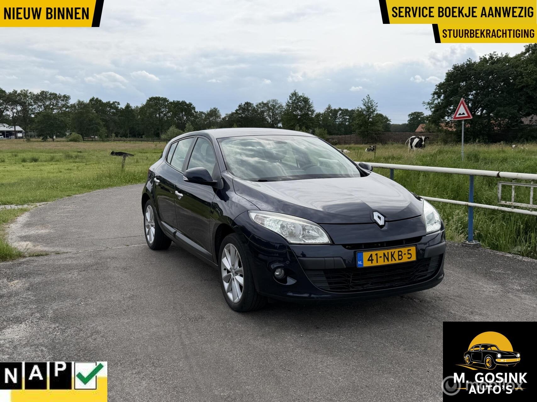 Renault Megane 1.6 Airco 5Deurs Trekhaak PdC Apk 08-03-27, Auto's, Euro 5, 15 km/l, Gebruikt, 4 cilinders
