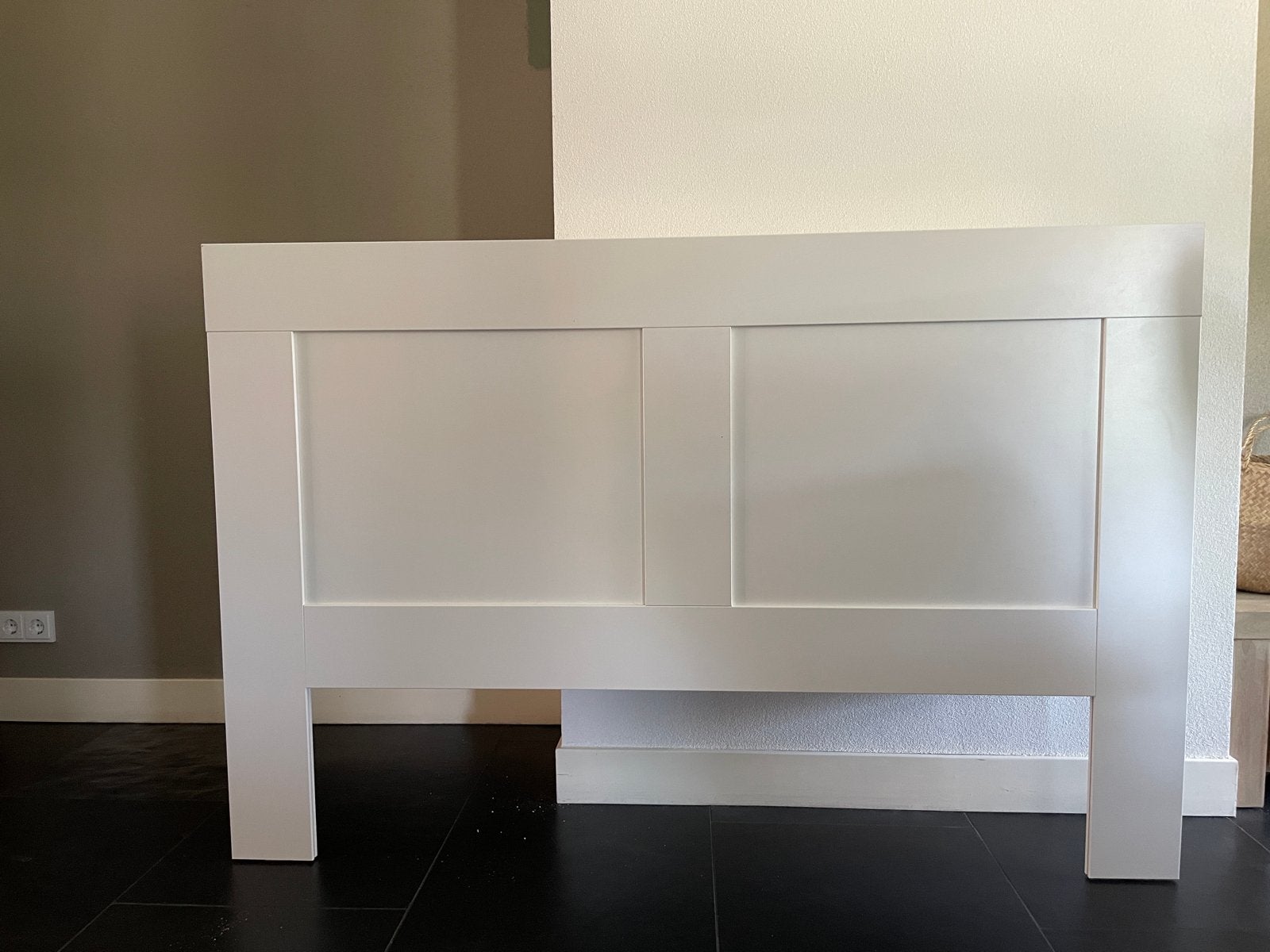 IKEA Brimnes hoofdbord wit 160cm, Ophalen, Gebruikt, Wit, Tweepersoons