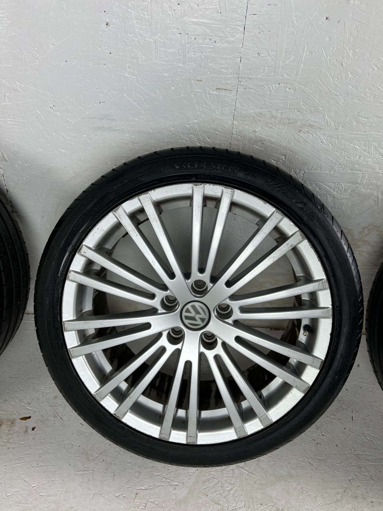 Originele Volkswagen Golf R32 Caddy velgen 18" 5x112 zomer, Auto-onderdelen, Banden en Velgen, Niet ingevuld, 18 inch, Gebruikt