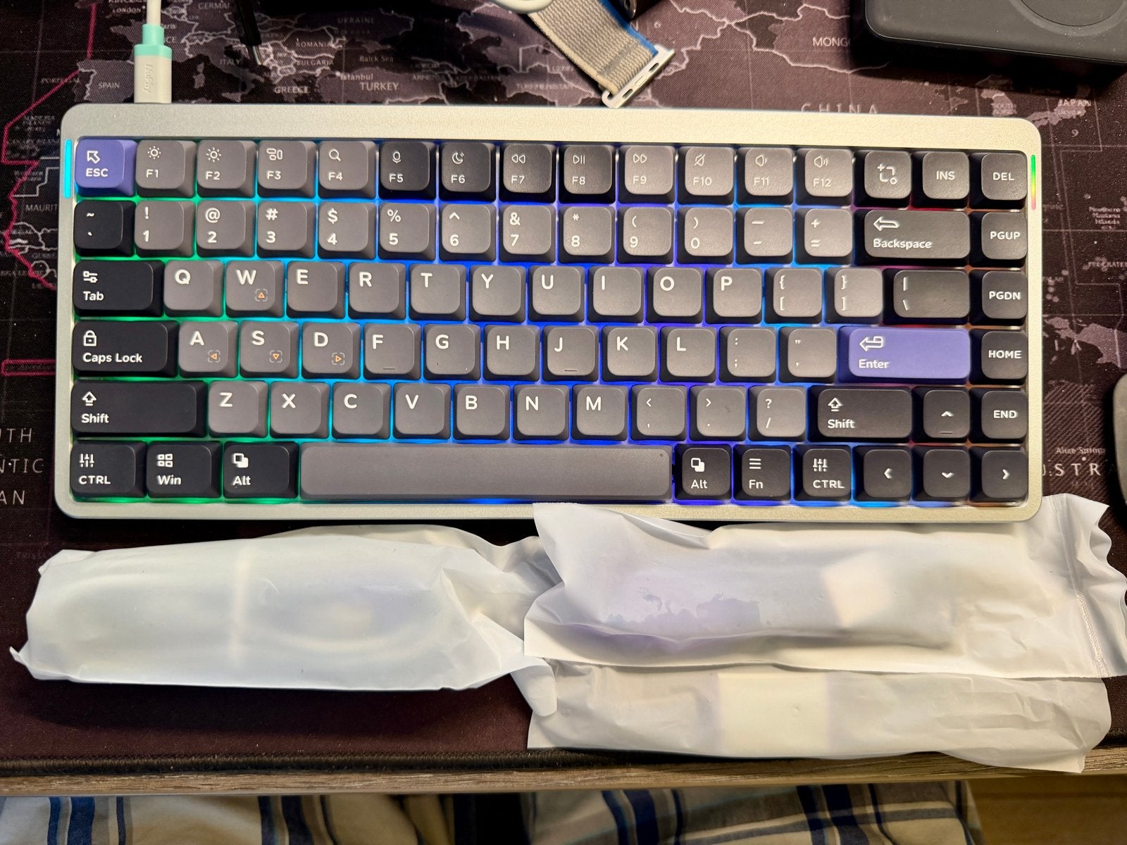 NuPhy Air75 HE Gaming Toetsenbord - Nieuw - POM switches, NuPhy, Ophalen of Verzenden, Zo goed als nieuw, Qwerty