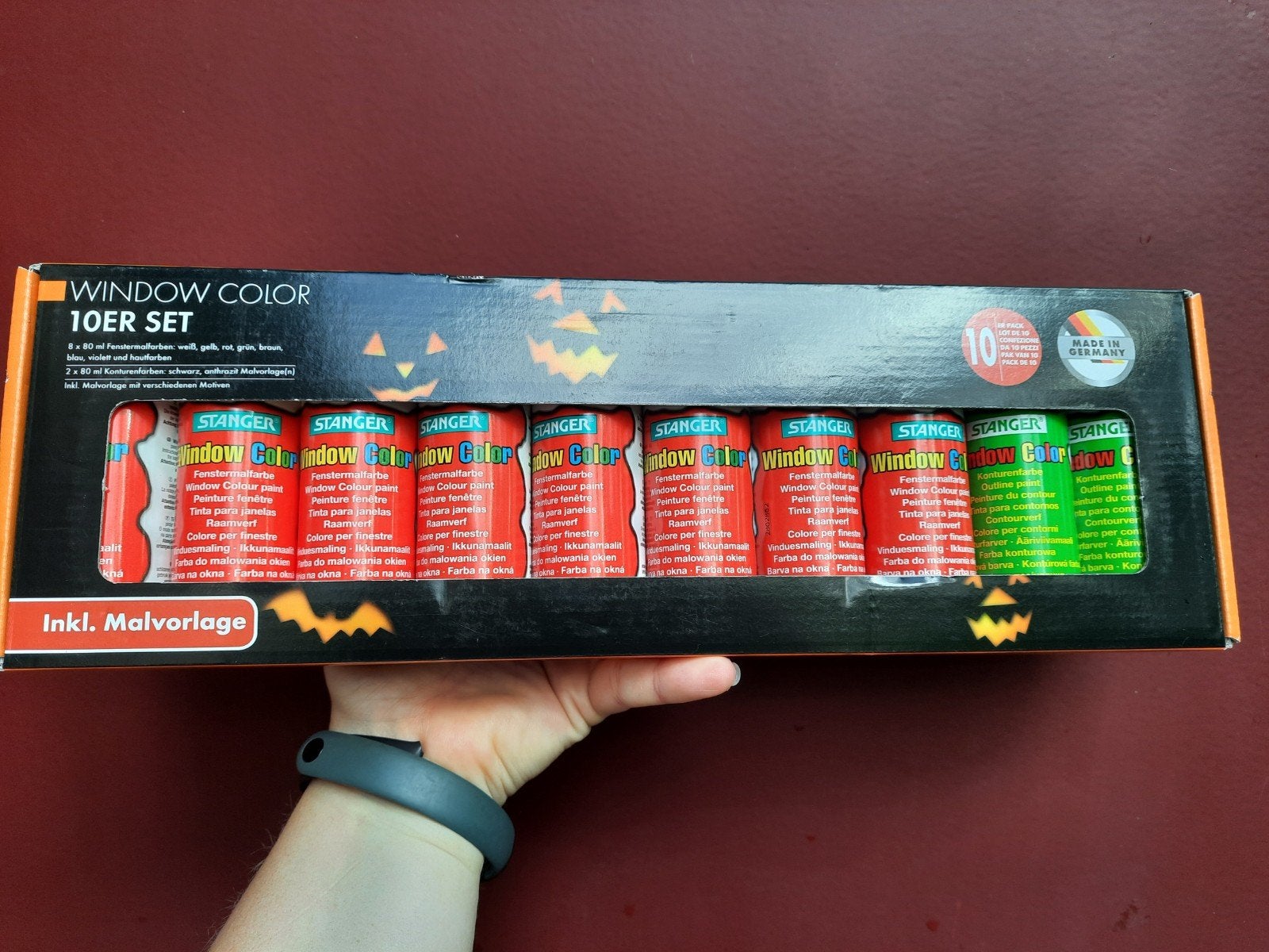 Stanger Window Color Verf Super Set (10 x 80 ml), Hobby en Vrije tijd, Ophalen of Verzenden, Nieuw, Overige typen