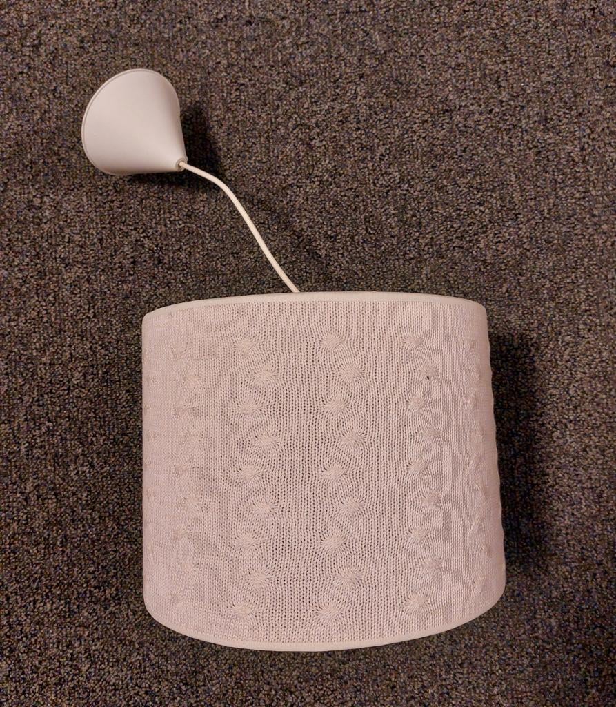 Zachtroze stoffen lamp kinderkamer - Onbeschadigd, Huis en Inrichting, Ophalen, Zo goed als nieuw, Stof, Minder dan 50 cm