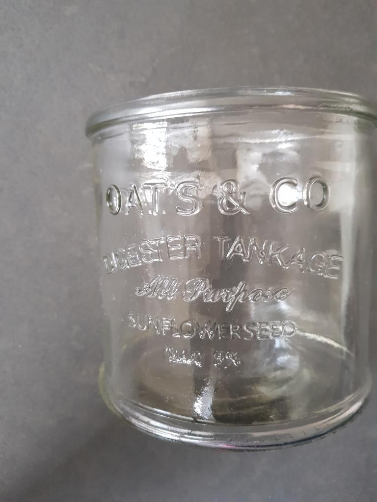 Glazen sierpot Oats & Co nieuw, Ophalen of Verzenden, Nieuw, Glas