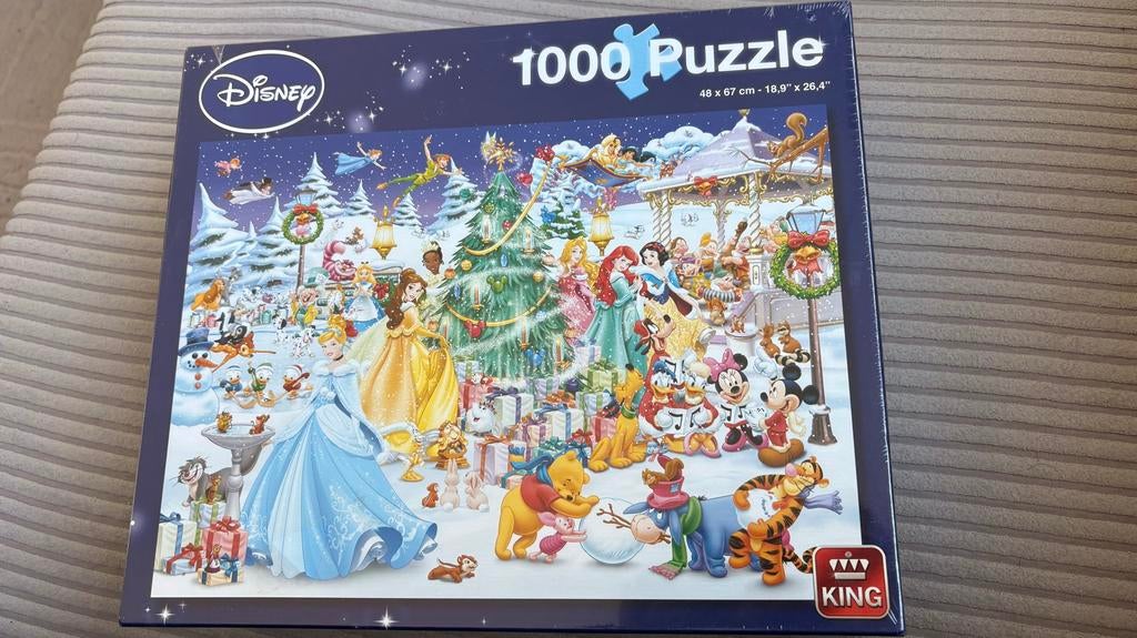 Disney 1000 Stukjes Puzzel - Disneyland - King - Nieuw, Hobby en Vrije tijd, Denksport en Puzzels, Ophalen of Verzenden, 500 t/m 1500 stukjes