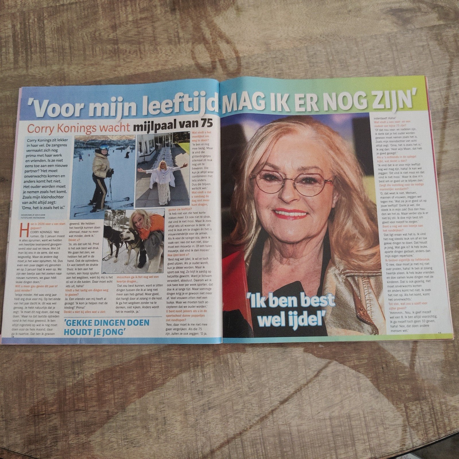 Corry Konings - Artikel - Knipsel  -, Ophalen of Verzenden, 1980 tot heden, Knipsel(s)