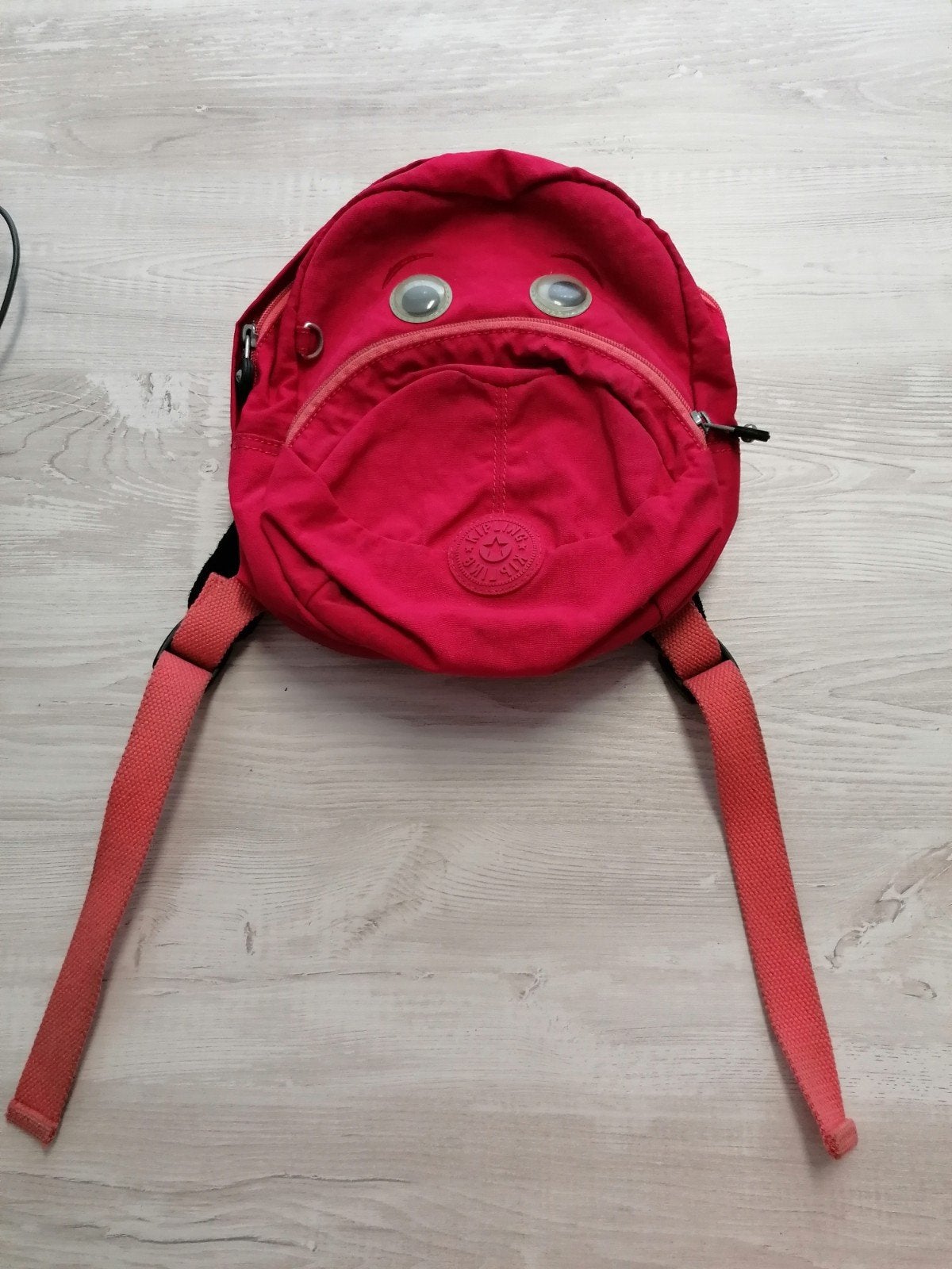Kipling Mini Rugzak Rood - Zo goed als nieuw, Ophalen of Verzenden, Kipling, Minder dan 30 cm, Minder dan 25 cm