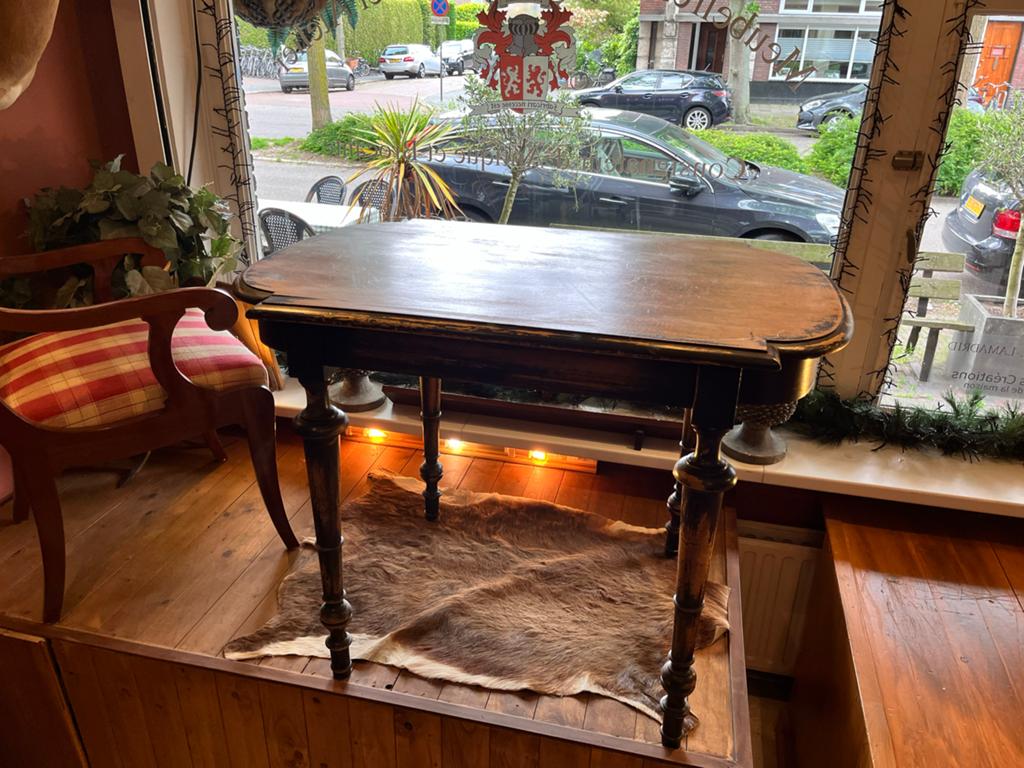 Brocante kleine keukentafel - Charmant en Compact, Ophalen