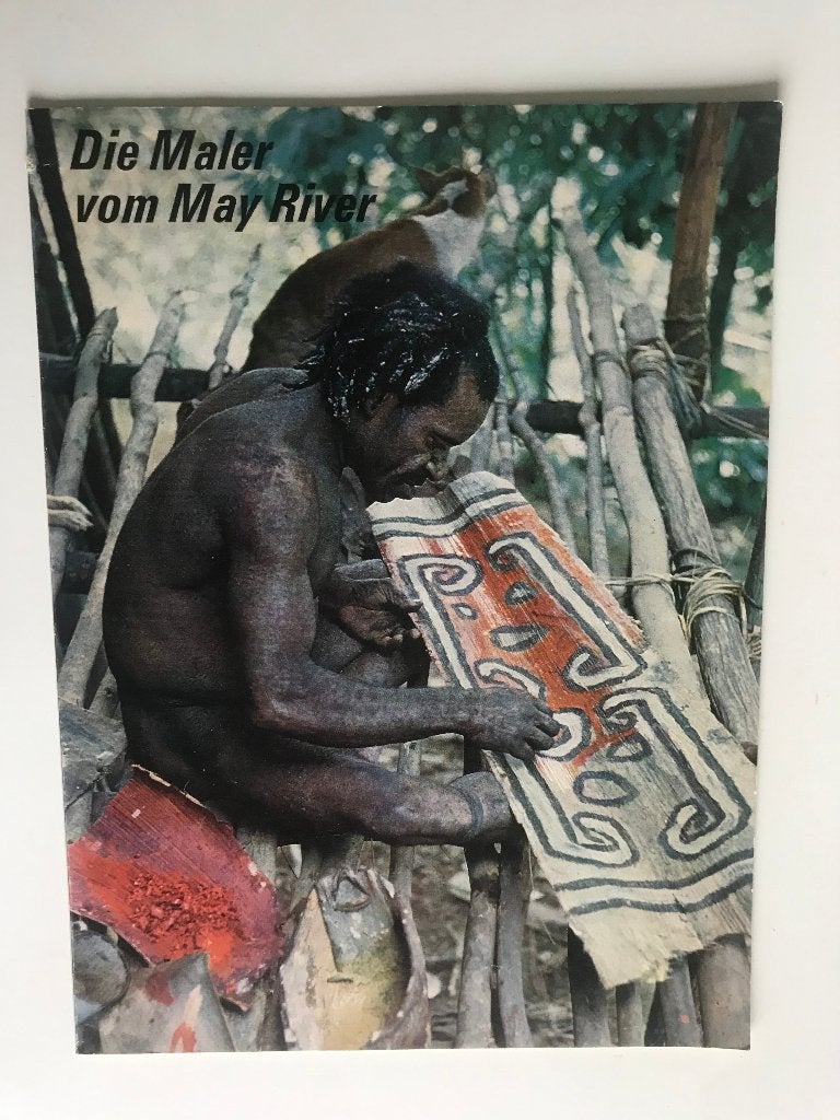 Die Maler von May River, Nieuw Guinea, Papoea-Nieuw-Guinea, Ophalen of Verzenden, Houtsnijwerk