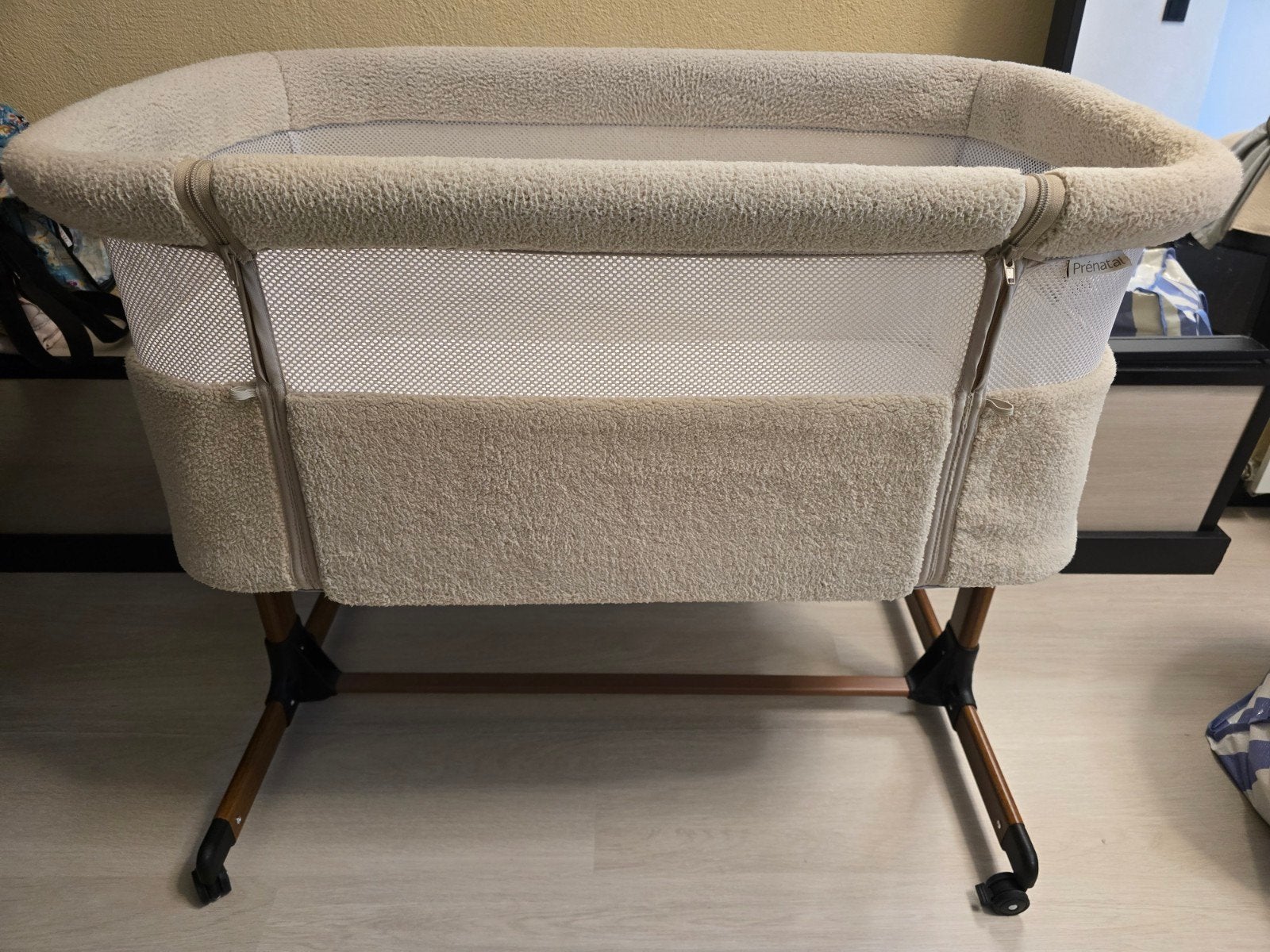 prenatal teddy co sleeper met matras, Kinderen en Baby's, Ophalen of Verzenden, Zo goed als nieuw, Wieg
