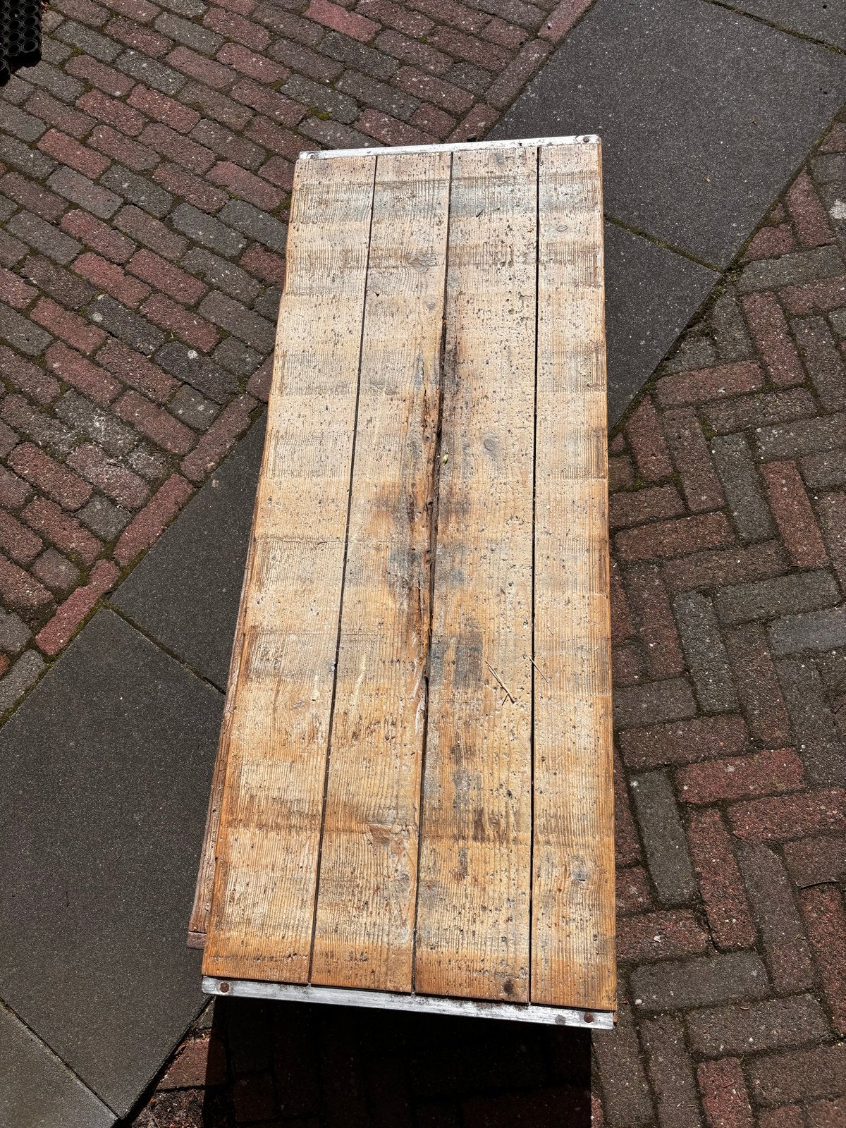Steenschot 2st. 55x140cm, dikte 45mm, Ophalen, Gebruikt, 25 tot 50 mm, Plank
