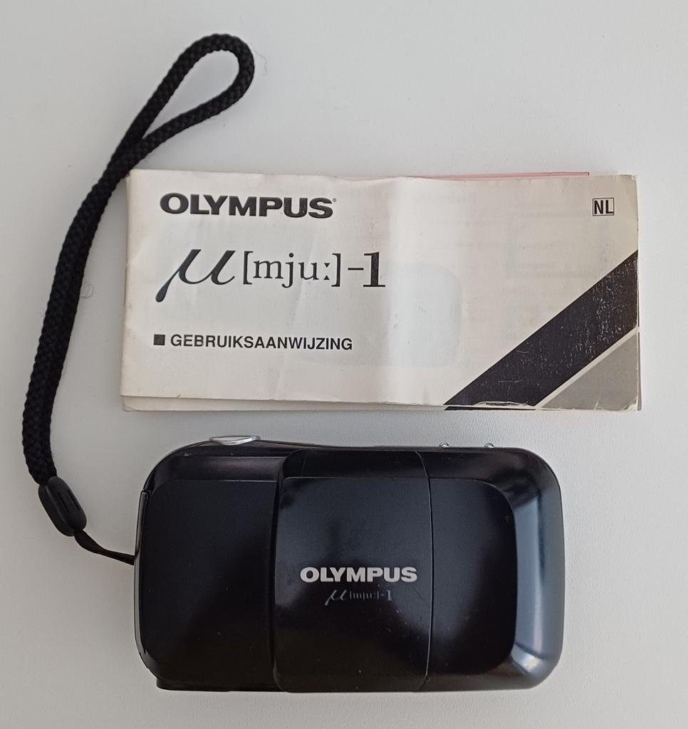 Olympus mju 1 analoog foto camera, Audio, Tv en Foto, Fotocamera's Analoog, Ophalen, Gebruikt, Compact, Olympus