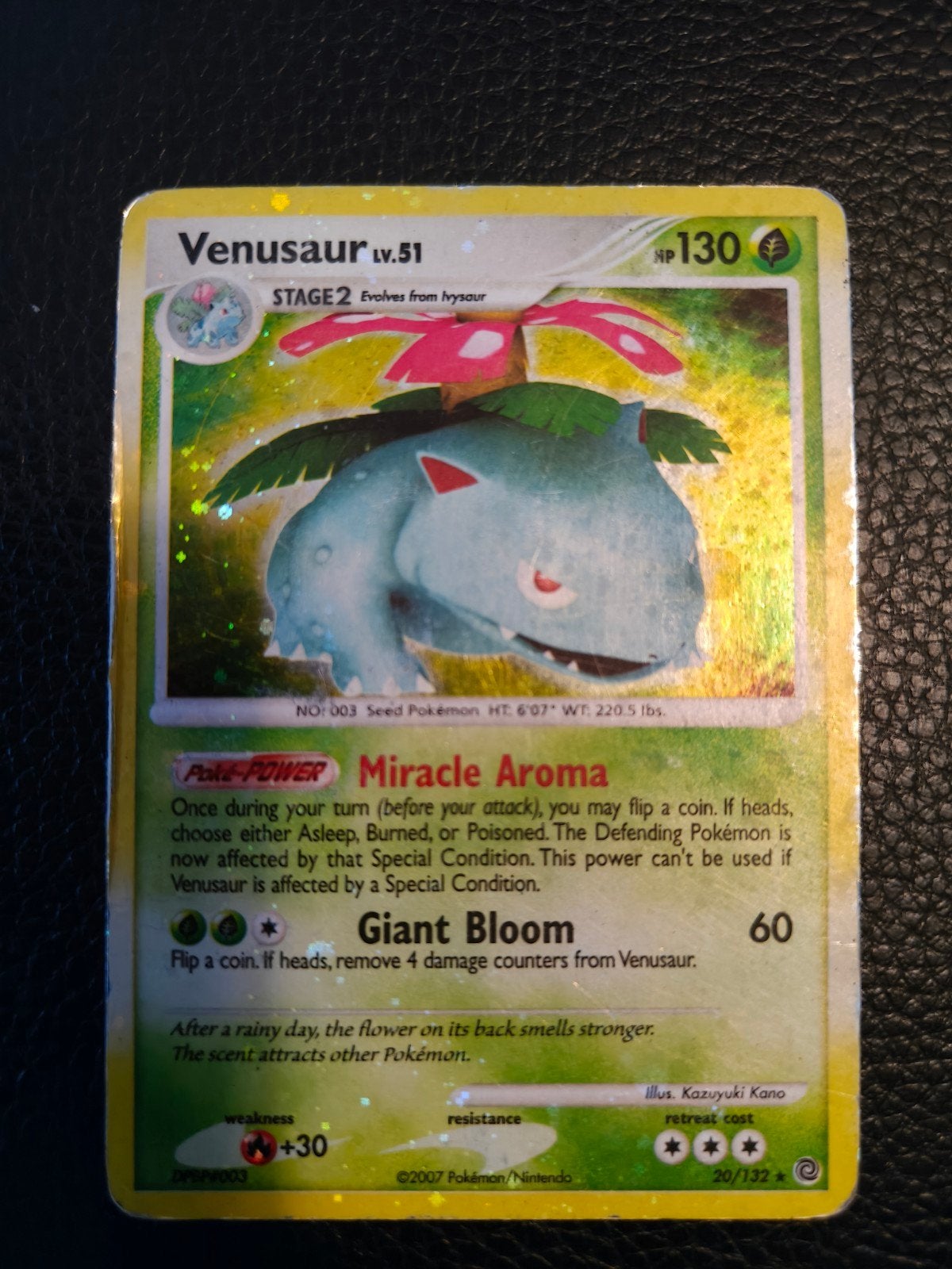 Venusaur Holo Pokémon Kaart 20/132, Ophalen of Verzenden, Gebruikt, Losse kaart, Foil