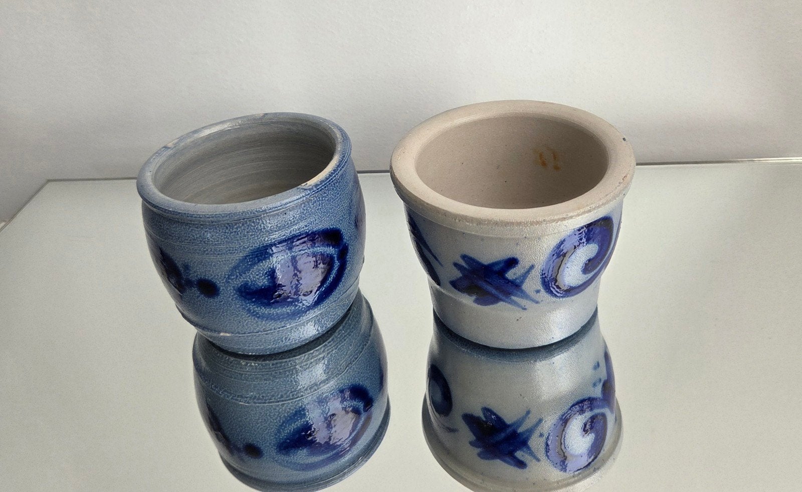 Twee vintage Keulse potjes - Handgemaakt en uniek, Antiek en Kunst, Ophalen of Verzenden