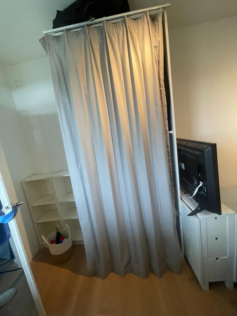 GRATIS 2x IKEA Pax kasten wit 50x60x35 met rek en gordijn, Ophalen, Gebruikt, 200 cm of meer, 50 tot 100 cm