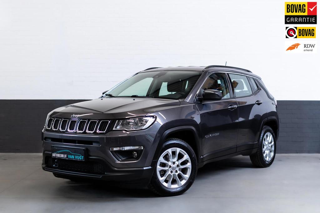 Jeep Compass 1.3T automaat, 1750 kg trekgewicht, verwarmde s, 15 km/l, Zwart, 4 cilinders, 150 pk