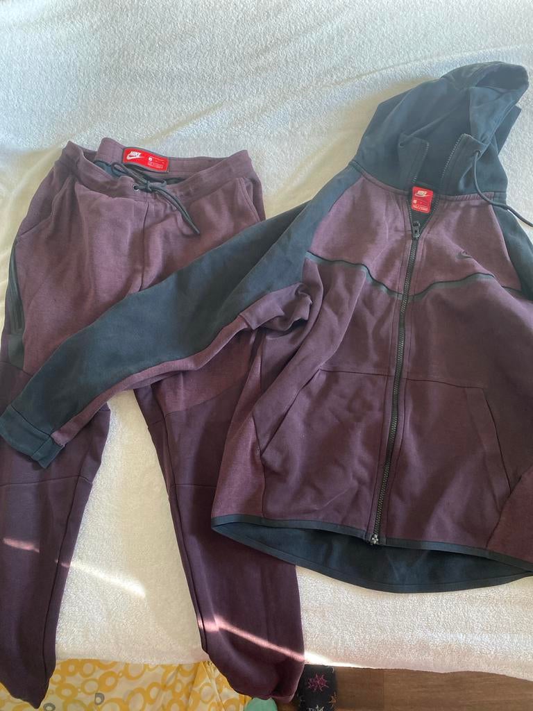 Nike Tech Fleece Trainingspak - Bordeauxrood, Ophalen of Verzenden, Gedragen