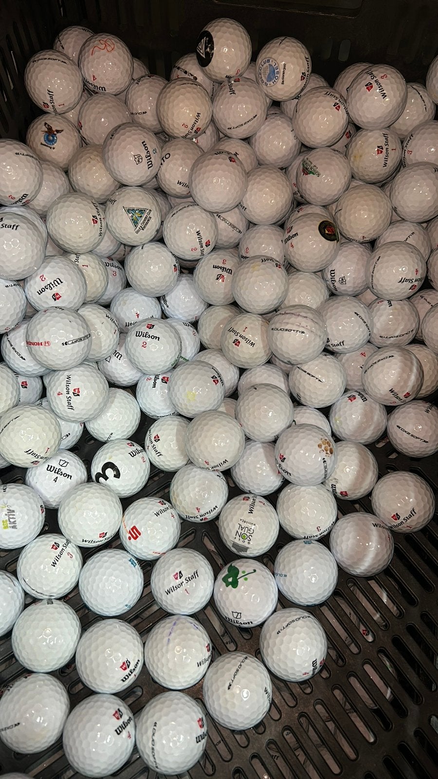 100 Stuks Wilson Staff Duo Soft Golfballen AAAA, Ophalen of Verzenden, Zo goed als nieuw, Bal(len)