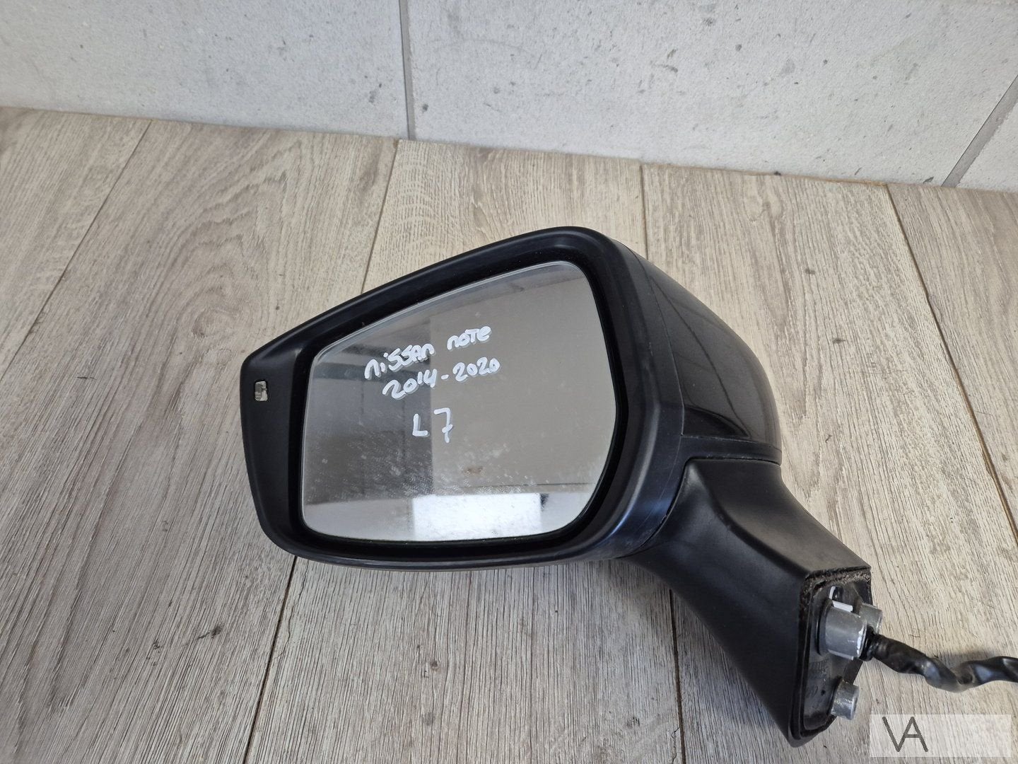 Nissan Note 2013 - 2020 spiegel links 7 draden +knipperlicht, Auto-onderdelen, Spiegels, Gebruikt, -, -, Ophalen of Verzenden