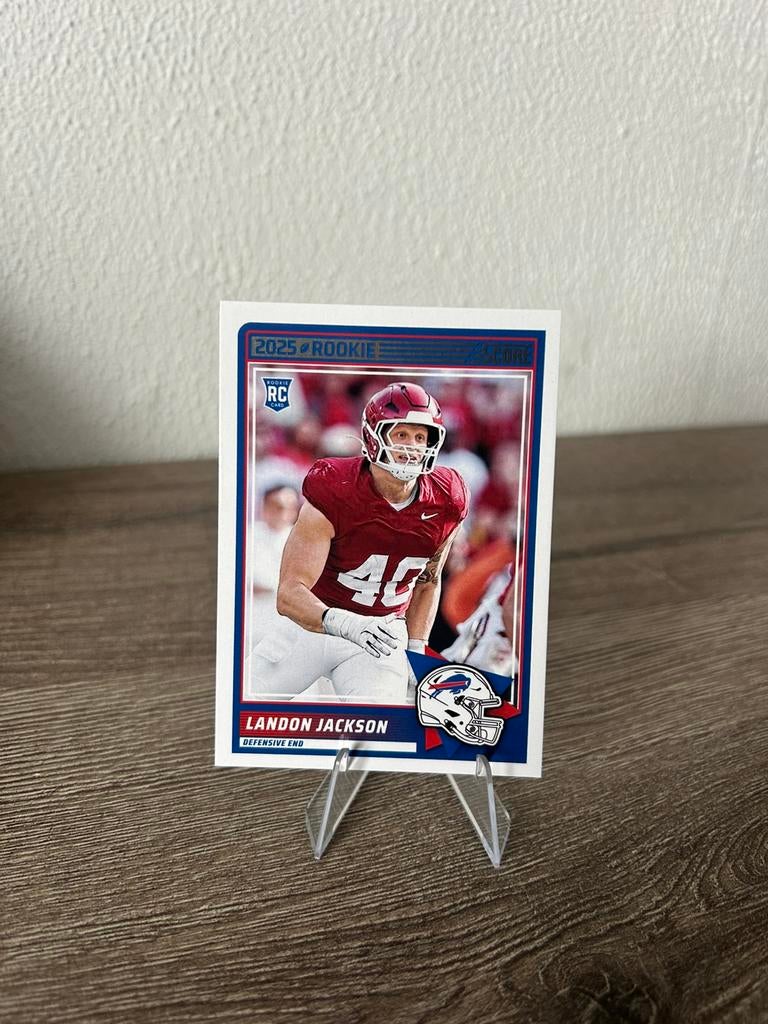 Landon Jackson 2025 Panini Score Football #87 RC Rookie, Ophalen of Verzenden, Zo goed als nieuw, Buitenlandse clubs, Poster, Plaatje of Sticker