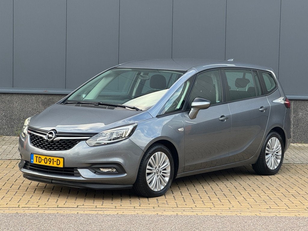 Opel Zafira 1.4 Turbo Edition 7pers (bj 2017), Auto's, 12 maanden, Stof, Gebruikt, 4 cilinders