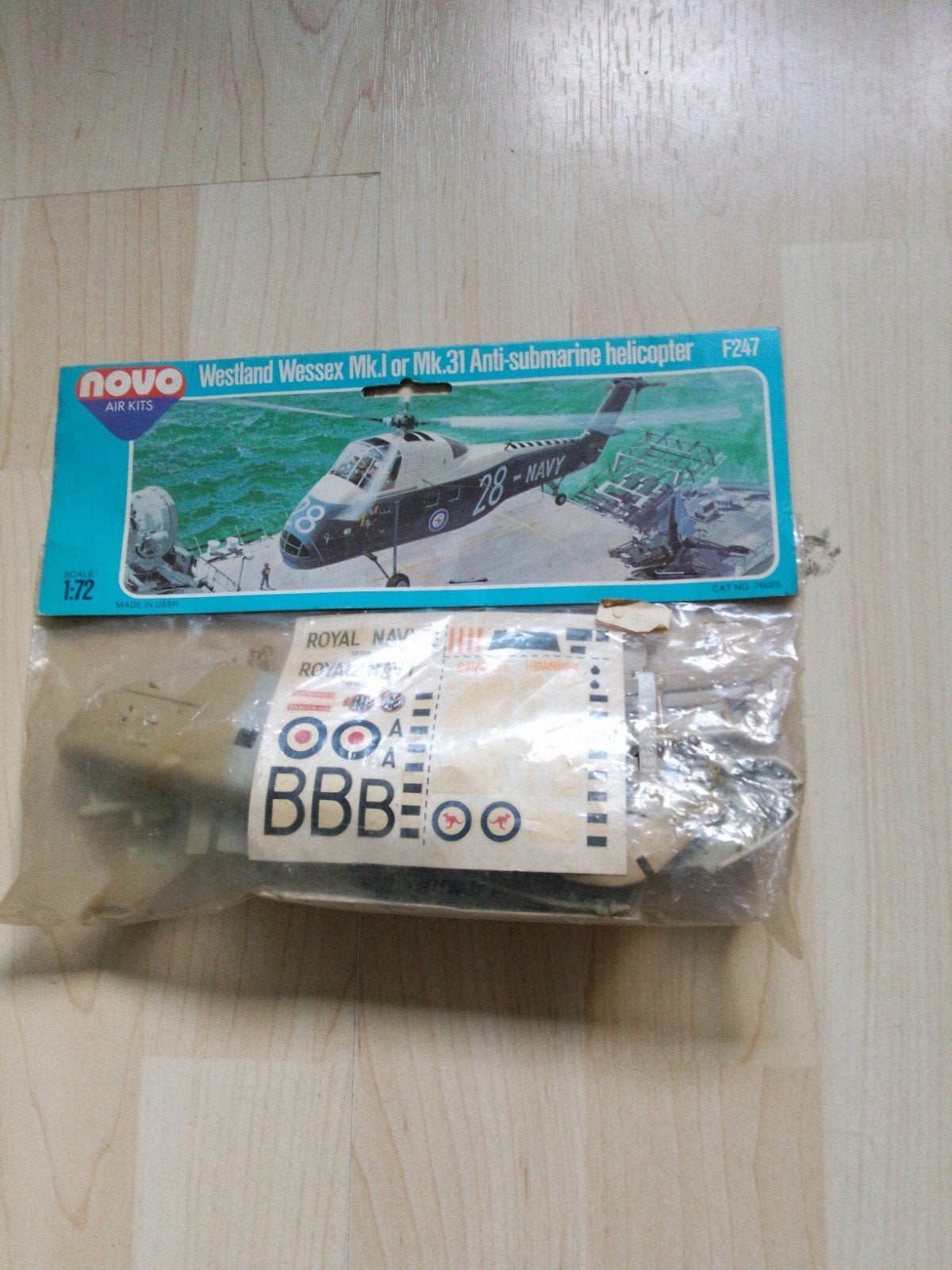 Novo Westland Wessex MK.I, Ophalen of Verzenden, Zo goed als nieuw, 1:72 tot 1:144, Overige merken