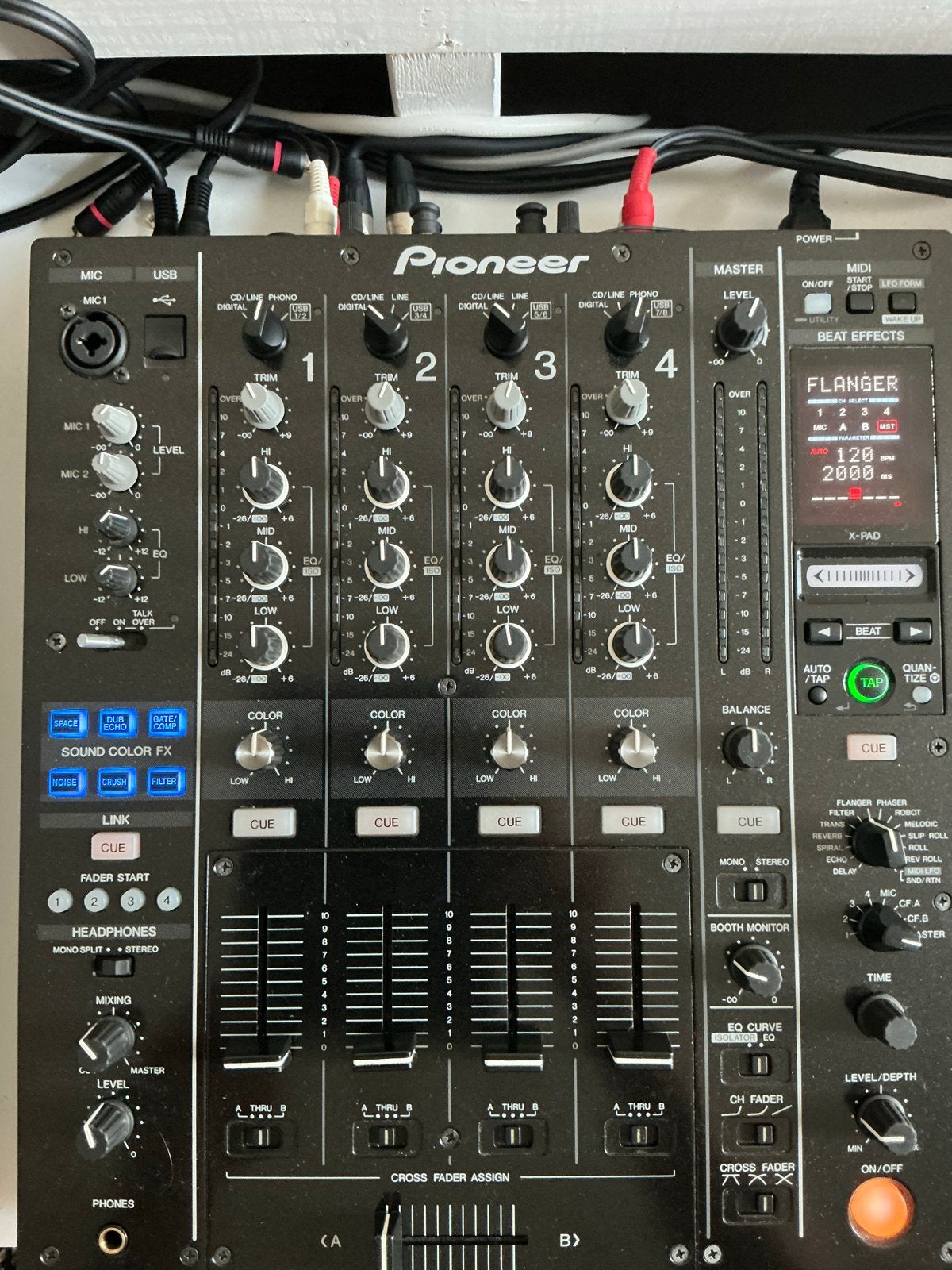Pioneer DJM-900 nexus professionele DJ mixer inc decksaver, Ophalen of Verzenden, Gebruikt, Dj-set, Pioneer