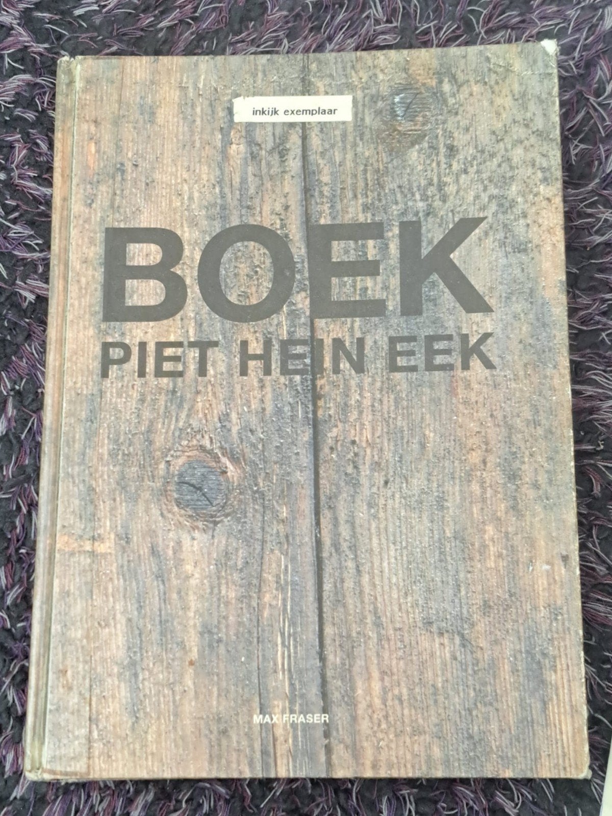 Piet Hein Eek boek met extra bijlage, Ophalen of Verzenden, Gelezen