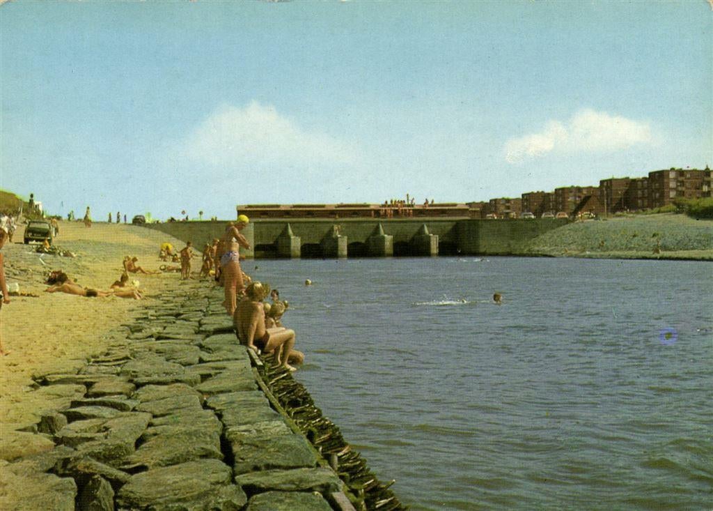 Katwijk aan Zee, Inwatering Oude Rijn - ongelopen, Ophalen of Verzenden, Voor 1920, Ongelopen, Zuid-Holland
