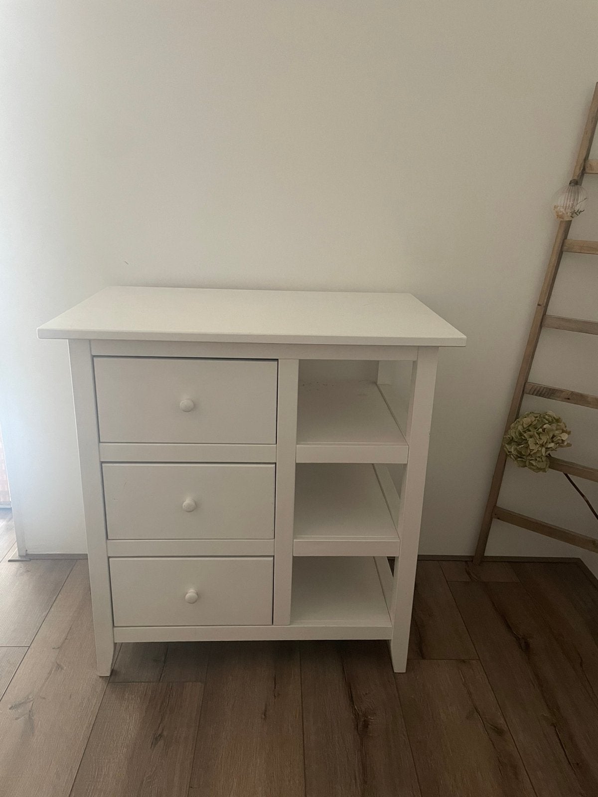 Ladekast Ladenkast Opbergkast Commode wit, Ophalen, 50 tot 100 cm, Zo goed als nieuw, 3 of 4 laden