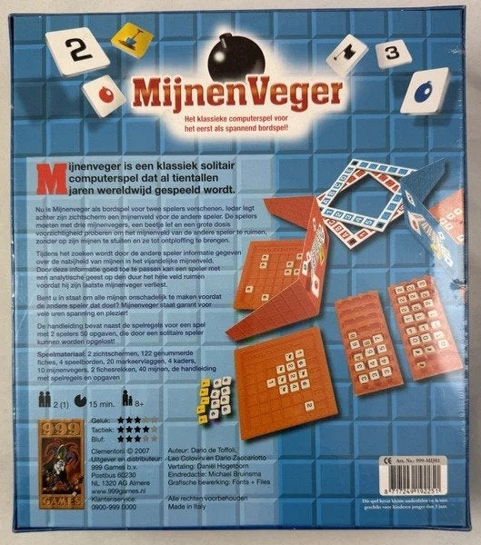 Mijnenveger bordspel Clementoni familiespel, Coolsingel 104, 3011 AG Rotterdam, Netherlands, Verzenden, Een of twee spelers, Zo goed als nieuw