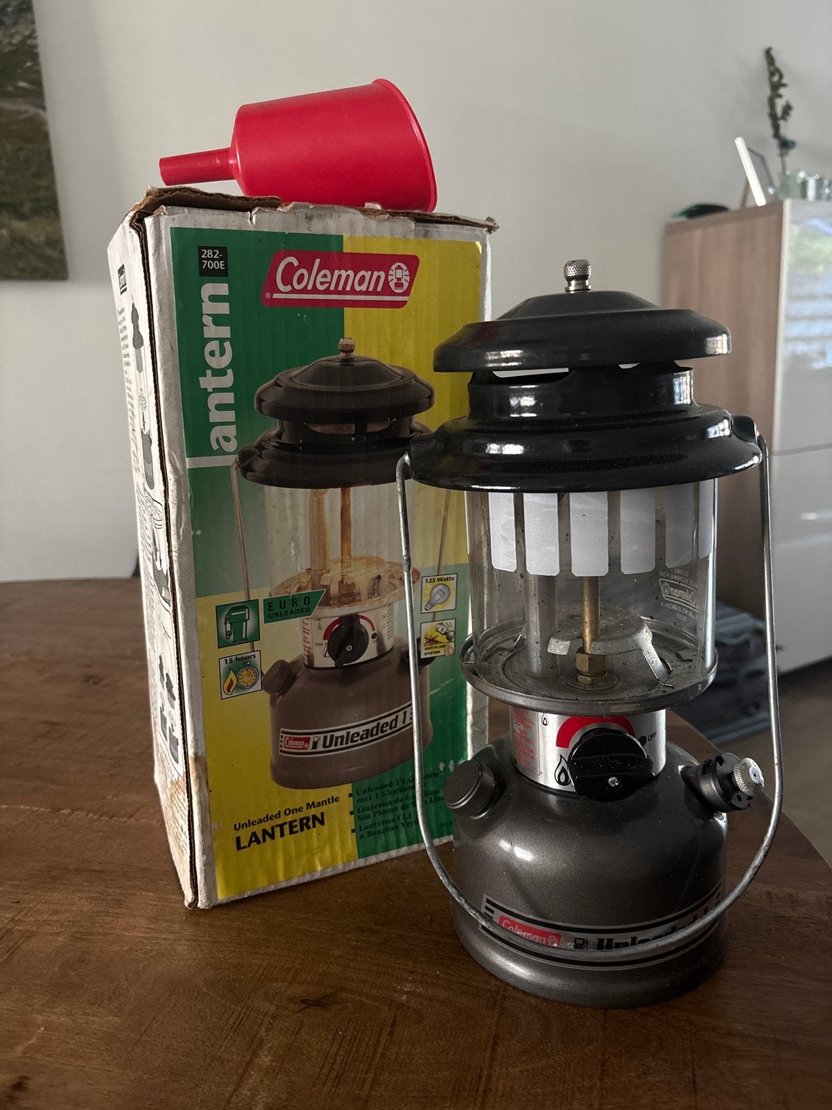Coleman Unleaded 1 Mantle Lantaarn, Ophalen, Gebruikt