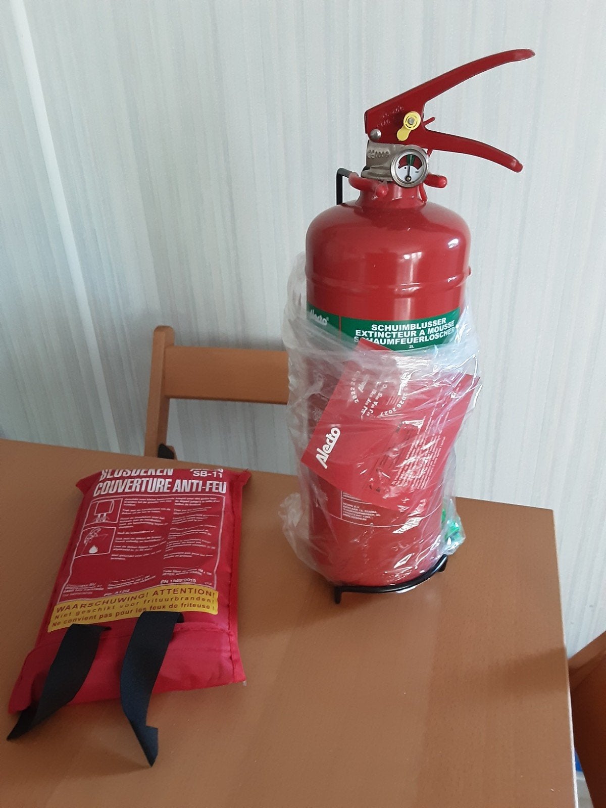 Brandblusser en blusdeken set - Nieuw, Ophalen, Nieuw