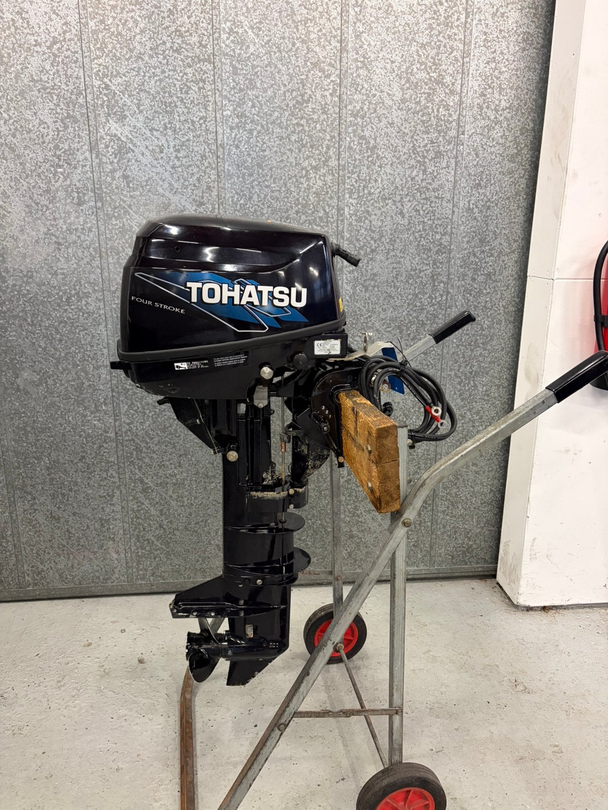 Tohatsu 9.8 pk langstaart, Ophalen, Gebruikt, 5 tot 10 pk, Met afstandsbediening