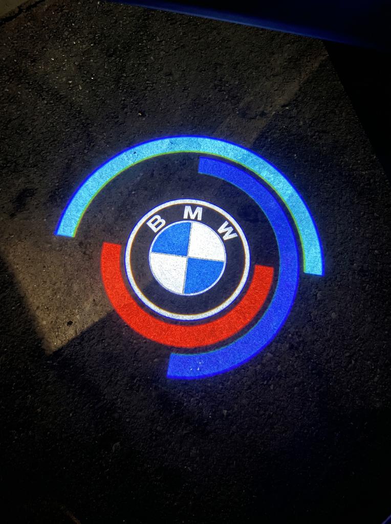 BMW 50 Jaar M Deurlichten / Instapverlichting, Auto diversen, Tuning en Styling, Ophalen of Verzenden
