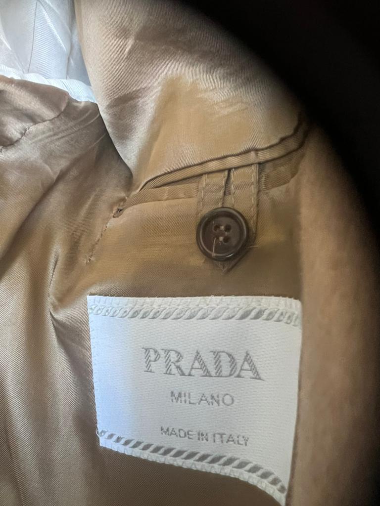 Prada colbert, Ophalen of Verzenden, Zo goed als nieuw, Maat 52/54 (L), Blauw