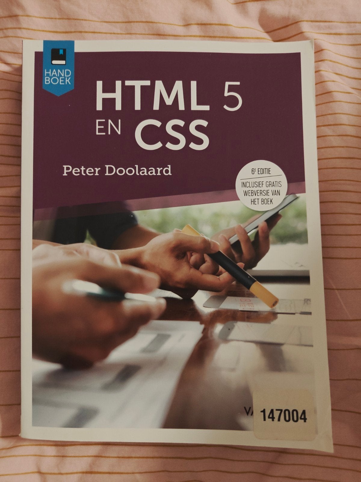 Handboek HTML5 en CSS - Peter Doolaard (6e editie), Ophalen of Verzenden, Zo goed als nieuw, Overige onderwerpen, Peter Doolaard