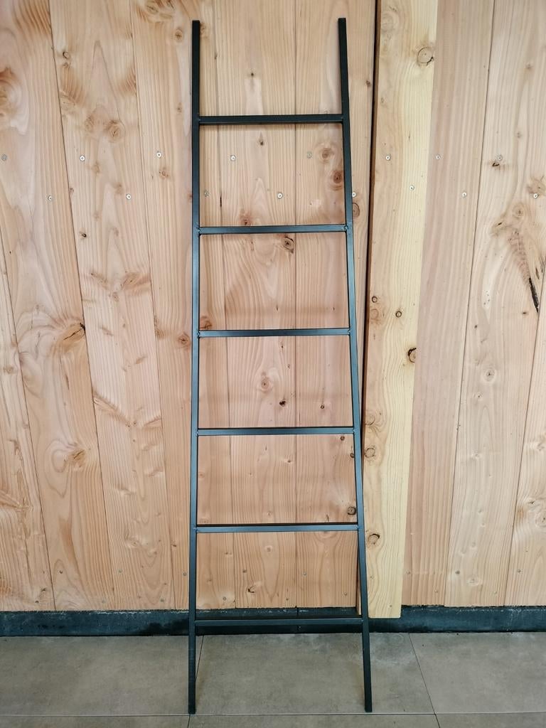 Ladder - decoratie, Ophalen, Zo goed als nieuw, Zwart, Metaal