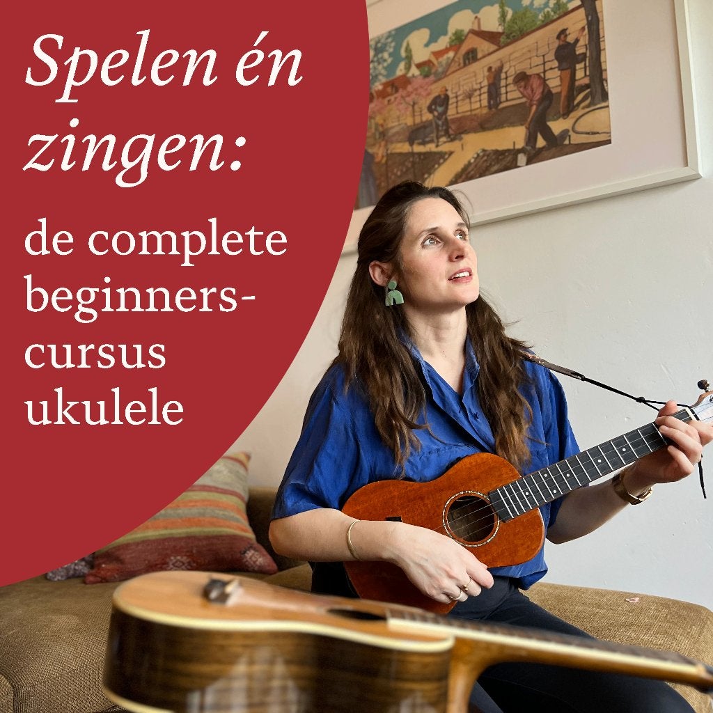 Begeleide online ukulele cursus 'Spelen én Zingen', Ophalen of Verzenden, Nieuw