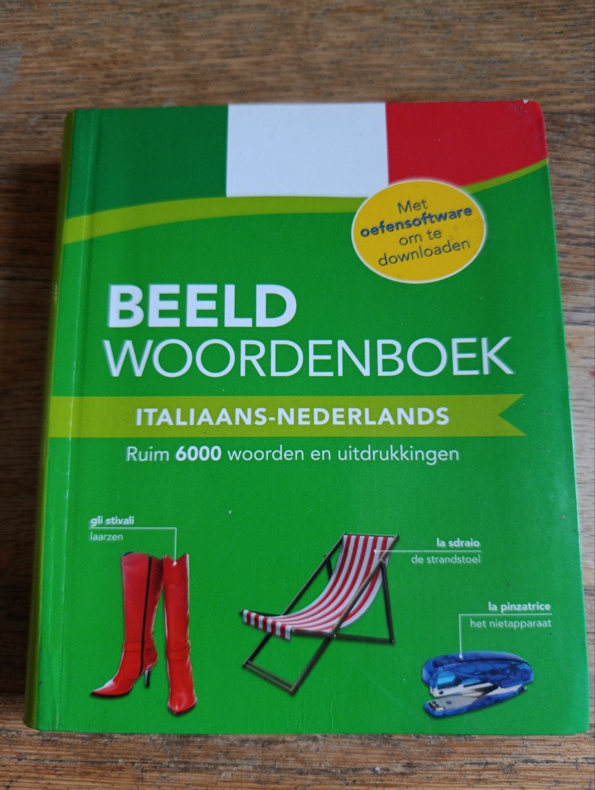 beeldwoordenboek Italiaans, ruim 3000 woorden en uitdrukking, Ophalen of Verzenden, Overige uitgevers, Italiaans