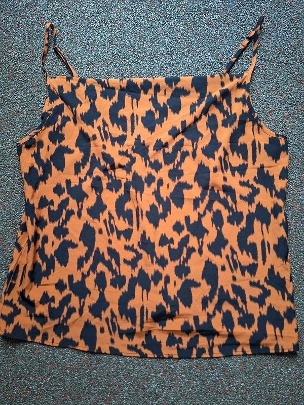 Zwart/ camel top shein mt.1xl zo goed als nieuw, Overige kleuren, Maat 46/48 (XL) of groter, Ophalen of Verzenden, Zo goed als nieuw