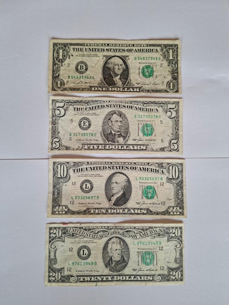 Serie USA Dollar biljetten 1 t/m 20 1985, Ophalen of Verzenden, Noord-Amerika