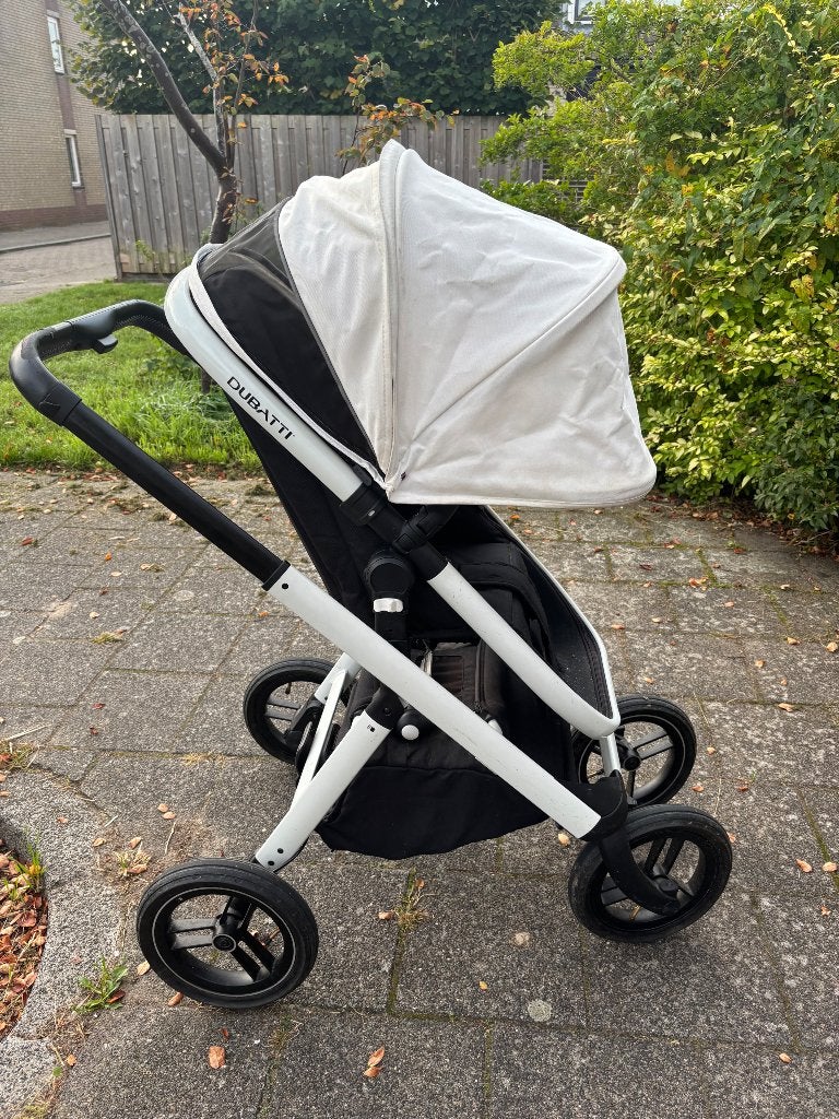 (onderdelen) Dubatti One kinderwagen, Gebruikt, Luchtbanden, Combiwagen, Ophalen