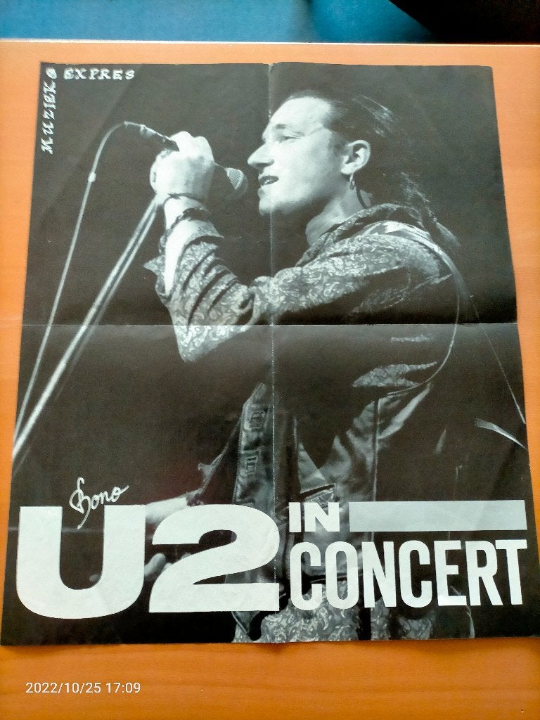 Poster U2/ Danny de munk, Verzamelen, Posters, Ophalen of Verzenden, A1 t/m A3, Film en Tv