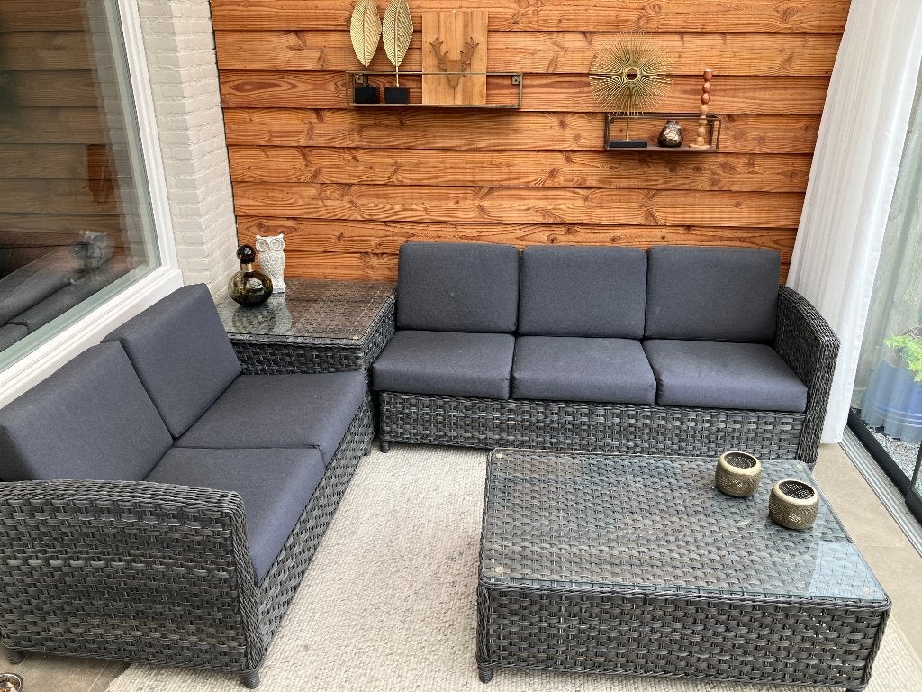 Lounge set 4SO, Ophalen, 5 zitplaatsen, Zo goed als nieuw, Loungeset