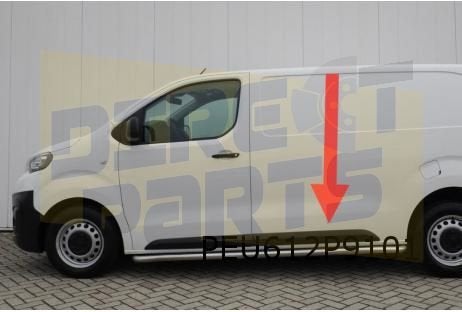 Citroën, Fiat, Opel (6/19-5/24-) schuifdeur- / zijwandlijst