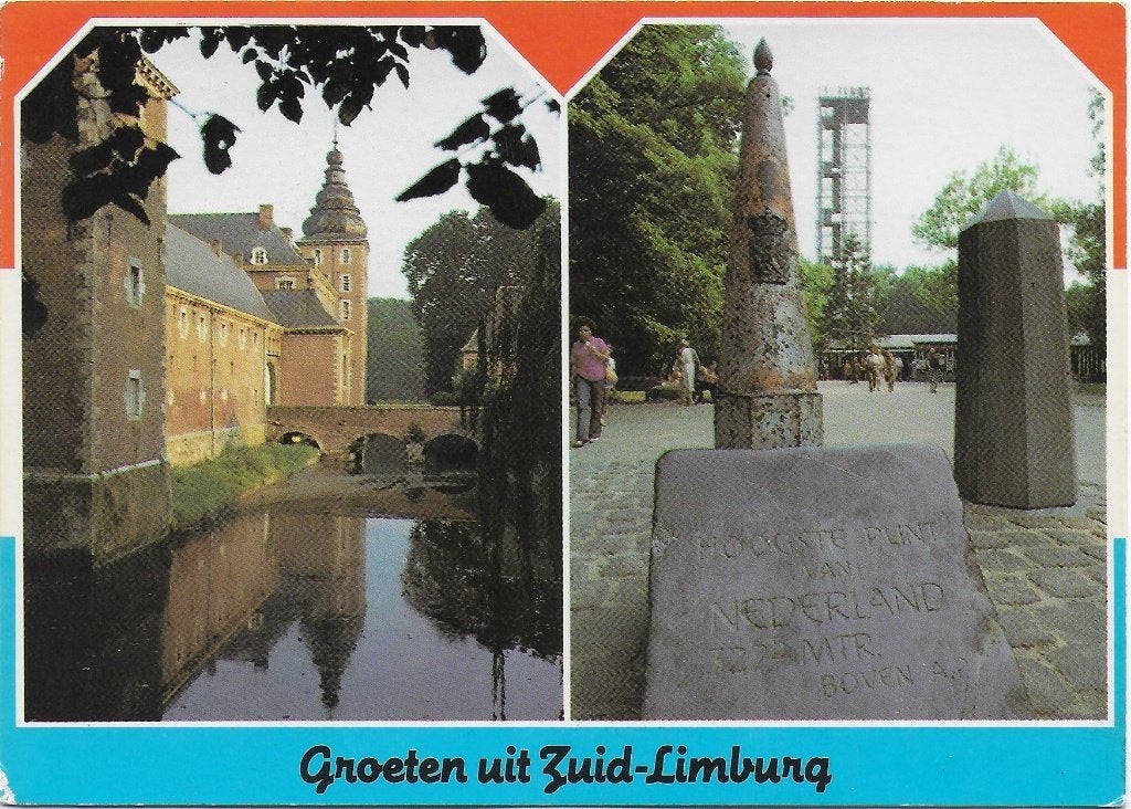 Zuid limburg gelopen ansichtkaart ( b5260 ), Ophalen of Verzenden, 1980 tot heden, Gelopen, Limburg