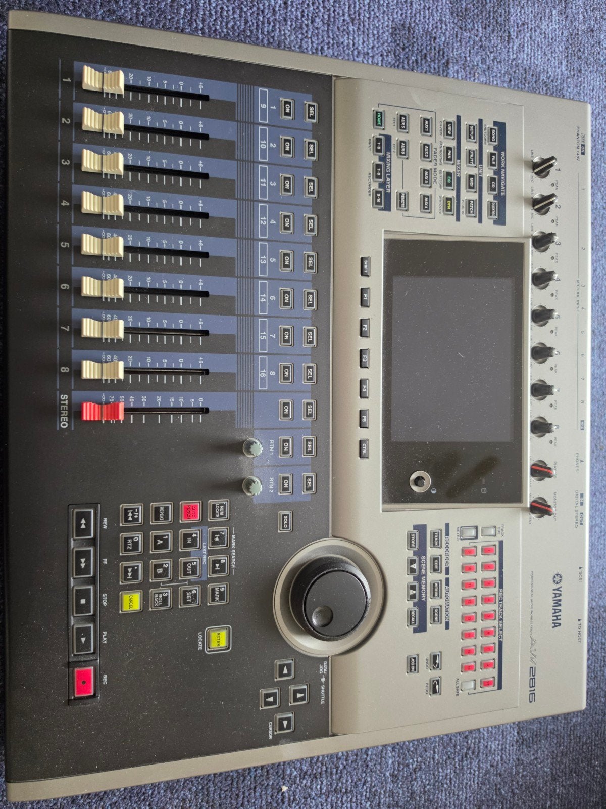 Yamaha AW2816 Mobiele Studio - Zo goed als nieuw, Muziek en Instrumenten, Mengpanelen, Ophalen, Zo goed als nieuw, 10 tot 20 kanalen
