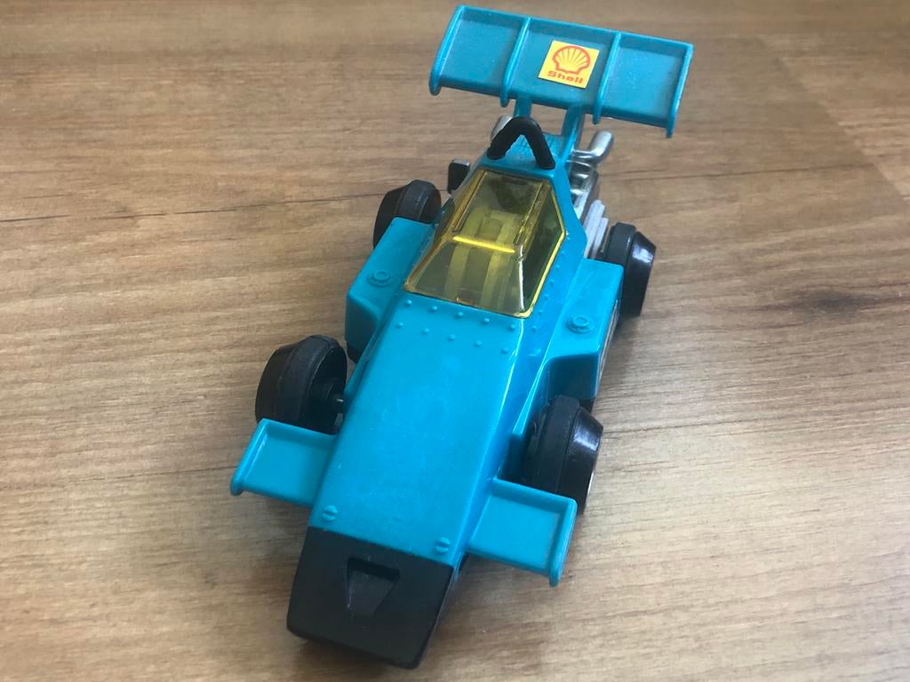 DYN-O-CHARGER vintage raceauto met vliegwiel motortje, Kinderen en Baby's, Speelgoed | Speelgoedvoertuigen, Ophalen of Verzenden