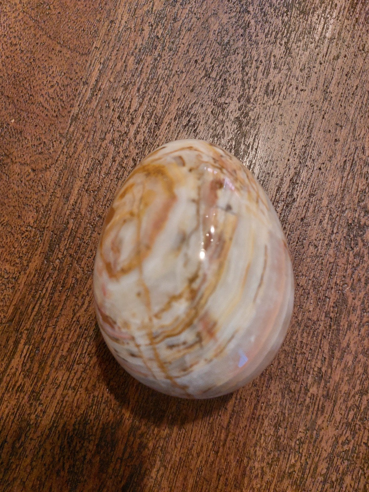 Decoratief Onyx Ei - Uniek Gestreepte Steen, Ophalen of Verzenden